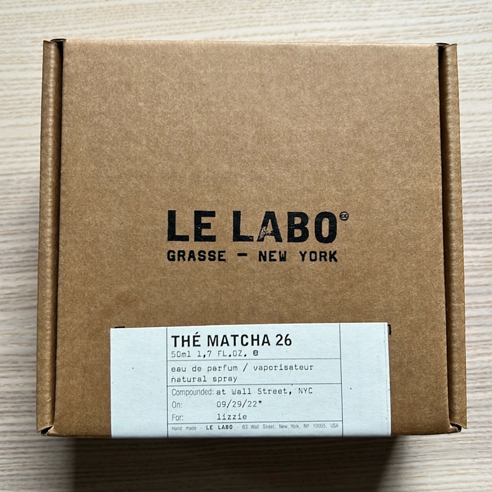 Le Labo Thé Matcha 26 fragrance 1.7 Fl. Oz. UNOPENED